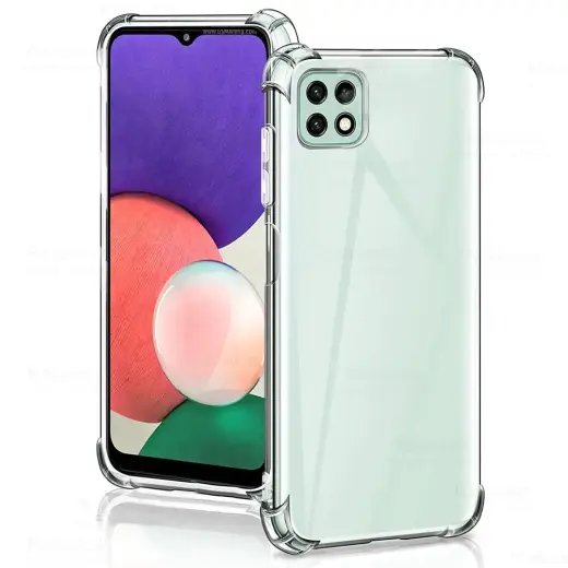 Fusion Anti Shock 1.5 mm silicone case for Samsung A226 Galaxy A22 5G transparent