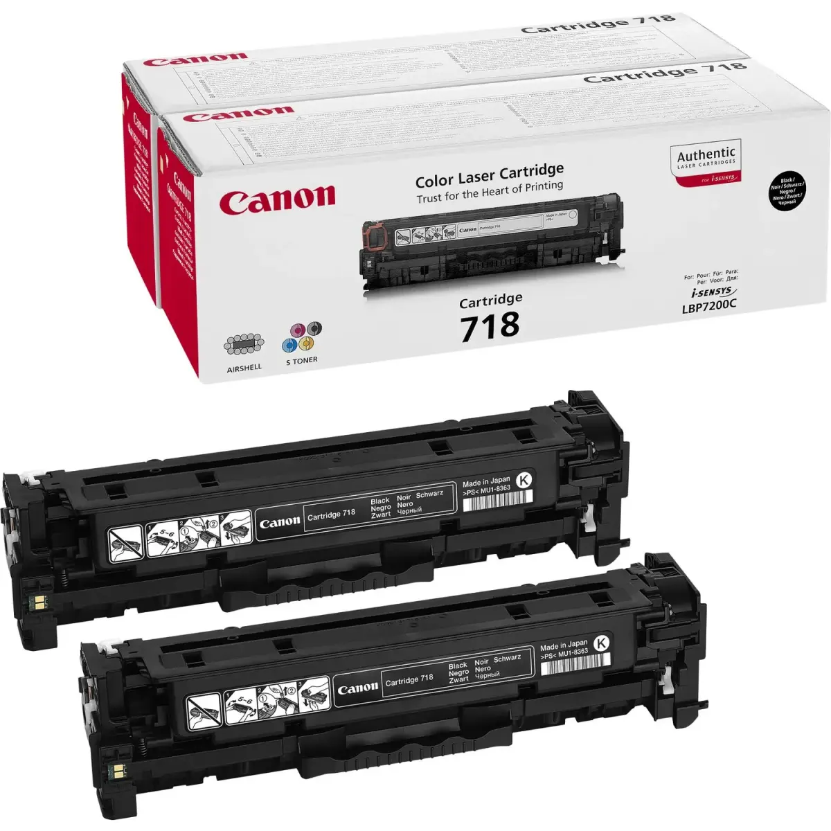 CANON CRG-718 Bk VP toner cartridge