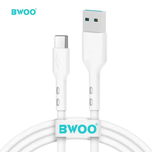 BWOO X172C провод для передачи данных и зарядки | USB-A на USB-C | 15W | 1m | белый
