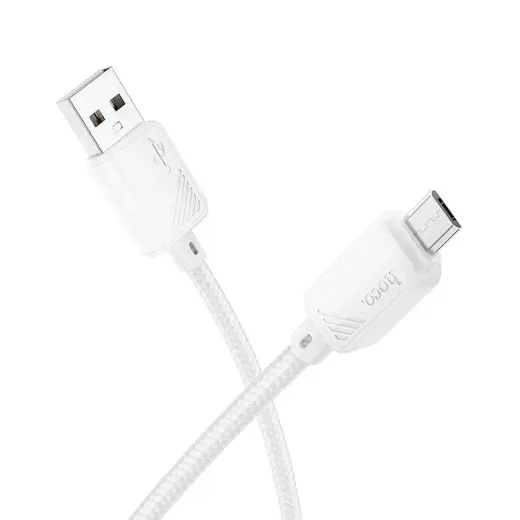 Hoco X113 data transfer and charging cable | USB-A to Micro USB | 12W | 1m | white
