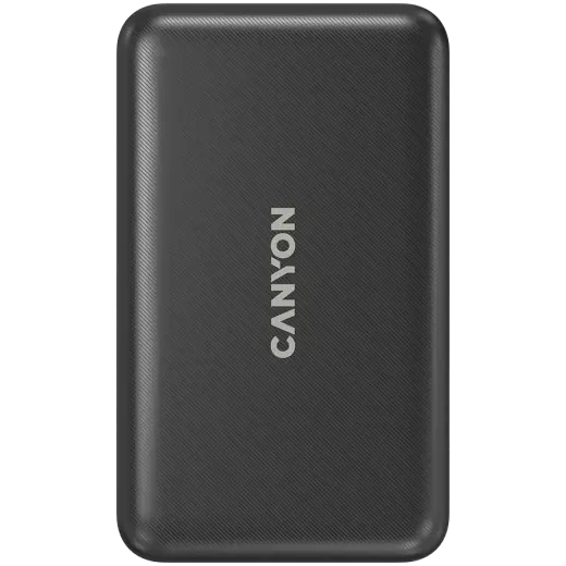 CANYON power bank PB-1001 10000 mAh PD 18W QC 3.0 Wireless 10W Black