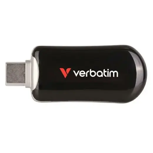 Pendrive Verbatim Plectra 128GB USB-C black 30225