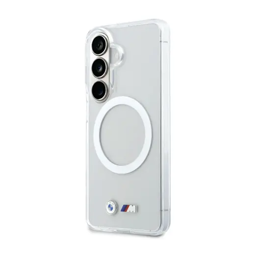 BMW M IML Metal Logo phone case for Samsung Galaxy S26 (S942) transparent