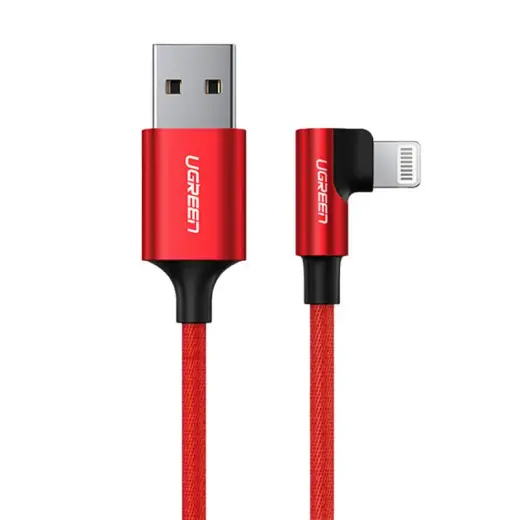 UGREEN US299 data transfer and charging cable | MFI | USB-A to Lightning | 12W | 1m | red