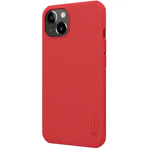 Nillkin Super Frosted PRO Back Cover for iPhone 13 Red (Without Logo Cutout)