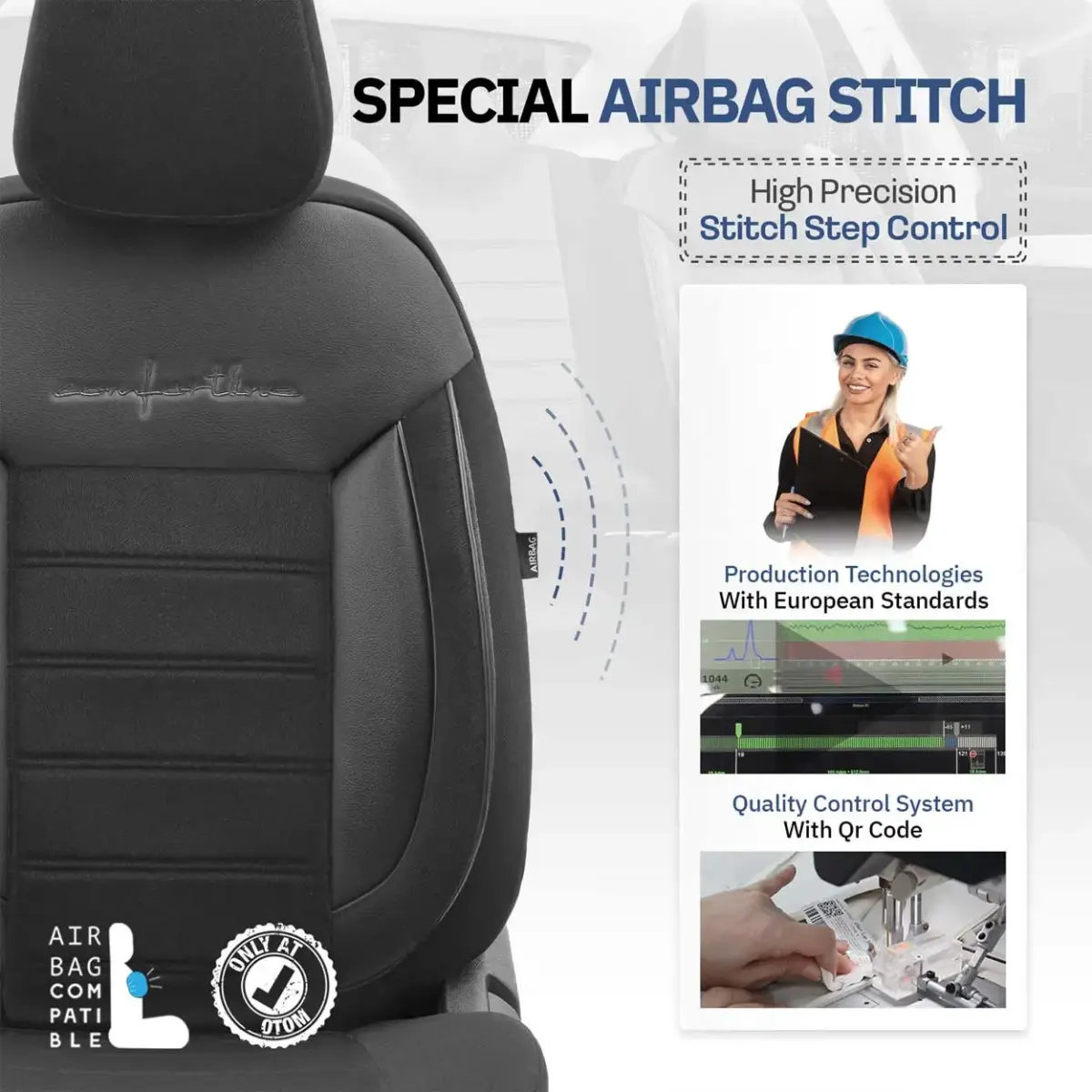 Car seat covers set OTOM COMFORTLINE 209