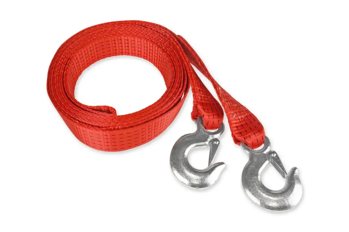 Tow belt 5m 50mm 7,5t hook+hook