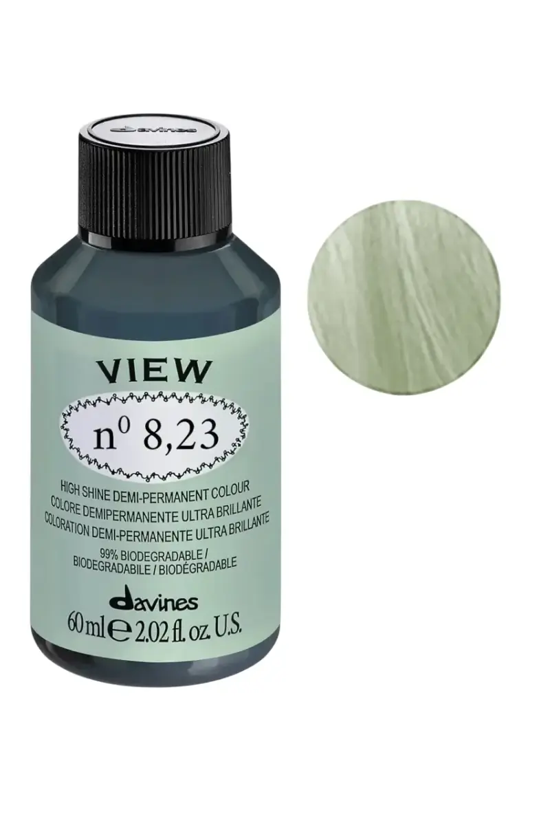 Davines, View, Demi-Permanent Hair Dye, 8.23 , 60 ml
