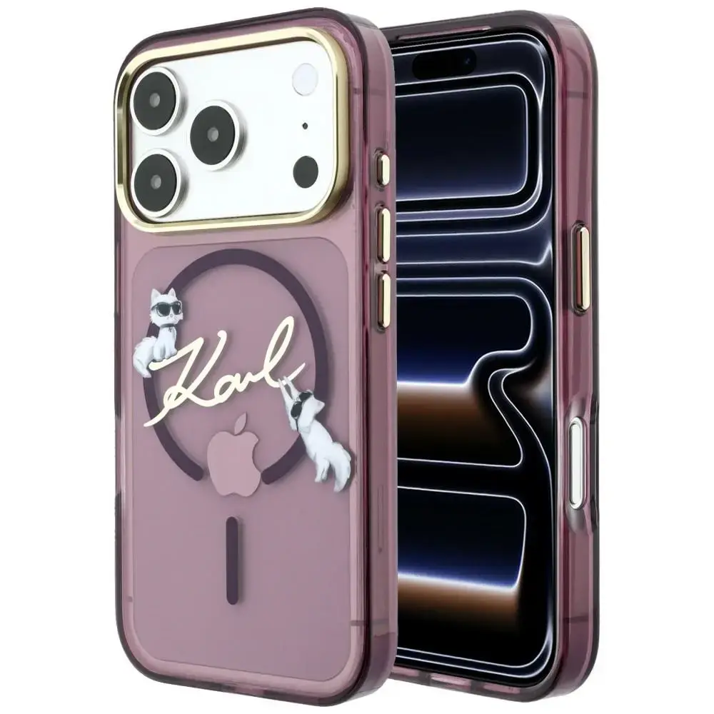 Case Karl Lagerfeld Script Logo MagSafe