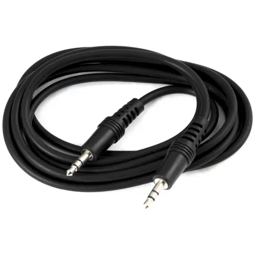 Fusion BA1 Premium AUX vads 3.5 mm -> 3.5 mm 1m Melns