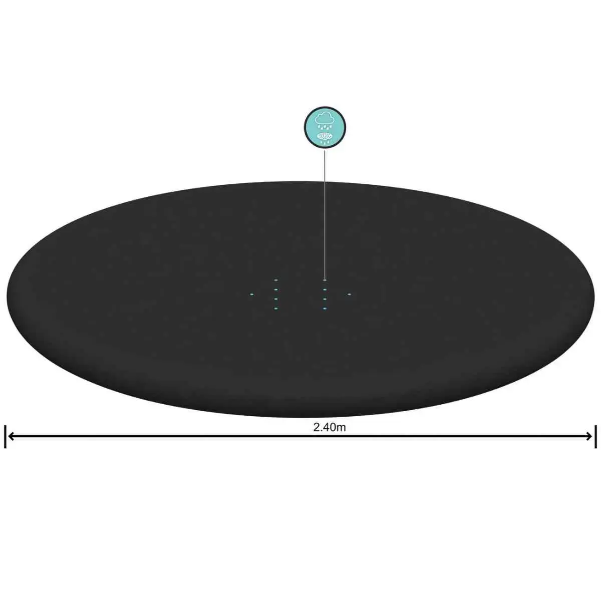 Baseins pārsegs 2.44m