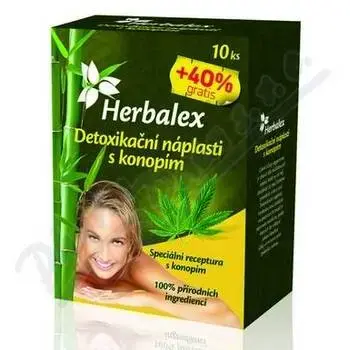 Herbamedicus Detox patches with cannabis 10 pcs + 40% FREE