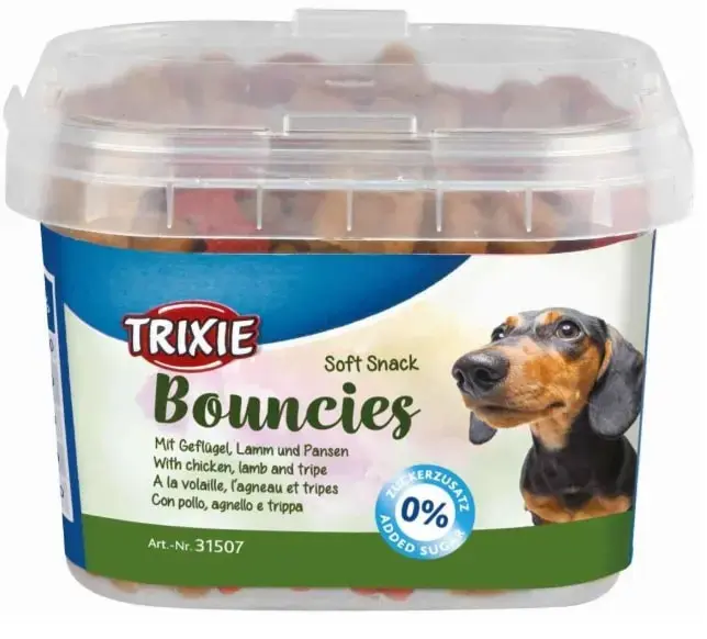 Gardums suņiem - Trixie Soft Snack Bouncies, 140 g.