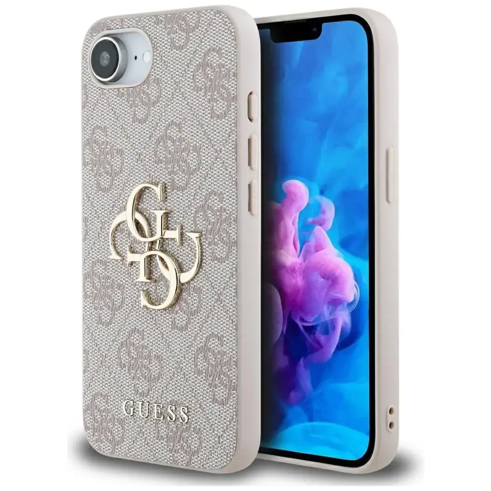 Case Guess 4G Big Logo for iPhone 16e pink