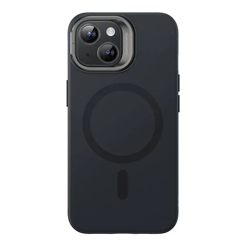 Case ESR Cloud Soft with Kickstand for iPhone 15, Magsafe (black)