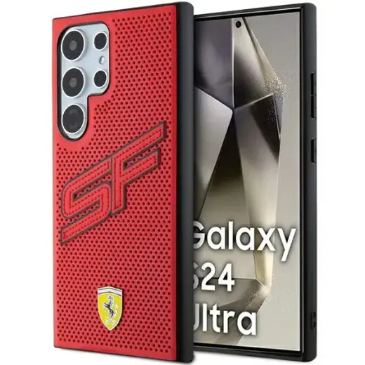 Ferrari FEHCS24LPINR S24 Ultra S928 czerwony|red hardcase Big SF Perforated