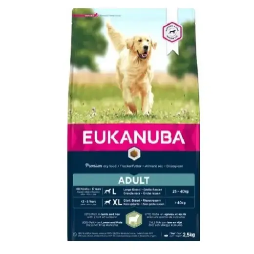 Сухой корм для собак - Eukanuba Adult Large Lamb and Rice, 12 кг