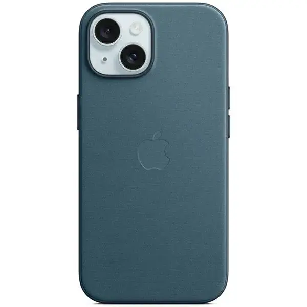 Apple MT4D3ZM/A FineWoven maciņš ar MagSafe atbalstu telefonam iPhone 15 Plus | iPhone 14 Plus zils
