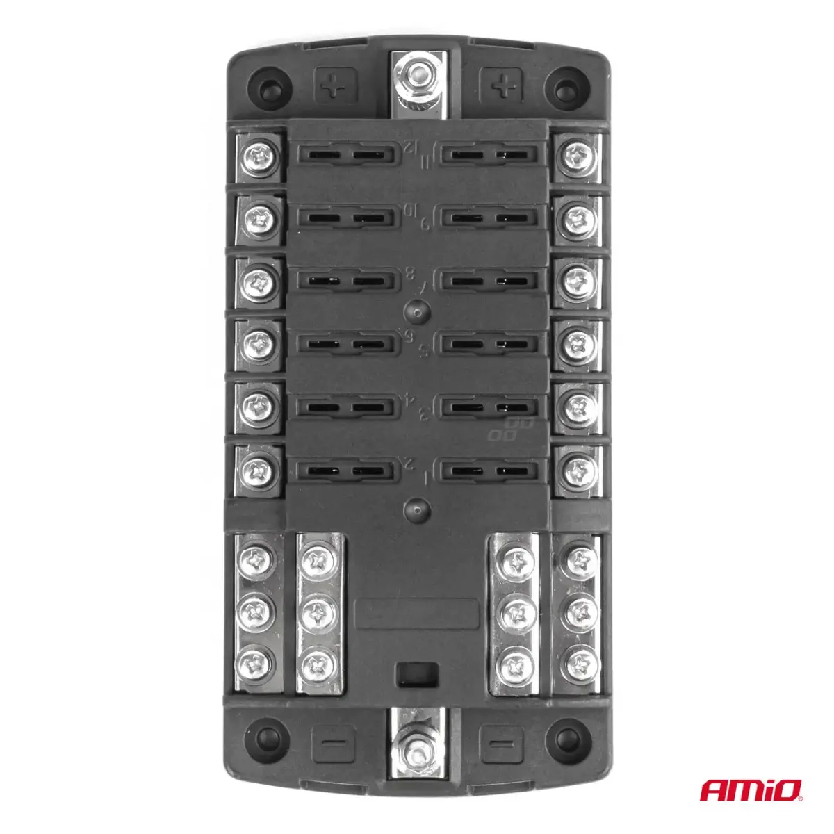 Fuse box set with neutral line 12 sockets AMIO-03834