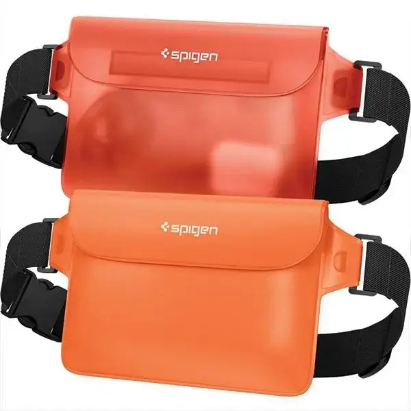 Spigen Universal Waterproof A620 Case & Waist Bag Sunset Orange AMP06021