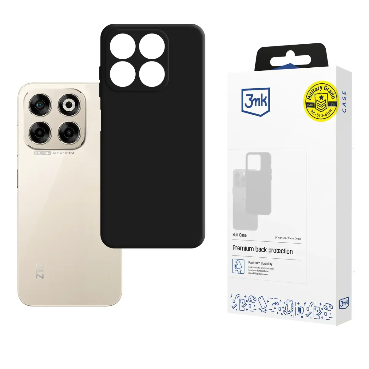 ZTE Blade V70 - 3mk Matt Case