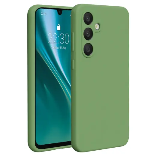 Etteri Silicone Mag case for Samsung Galaxy A37 5G light green