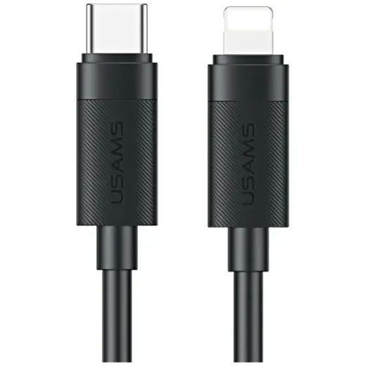USAMS U94 провод для передачи данных и зарядки | USB-C на Lightning | 30W | 1m | чёрный