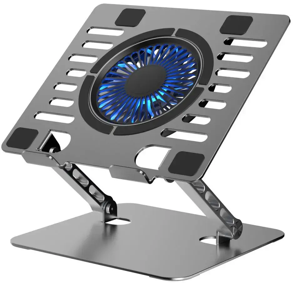 Cooling stand regulated for laptop ART P12 1 x USB A LED aluminium
