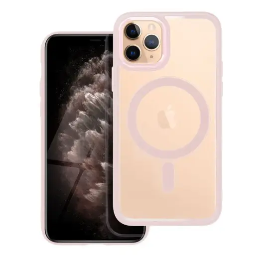 Case for iPhone 11 PRO Color Edge Mag Cover compatible with MagSafe pink