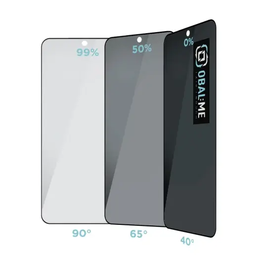 OBAL:ME Privacy tempered glass for phone Samsung Galaxy S24 Plus black