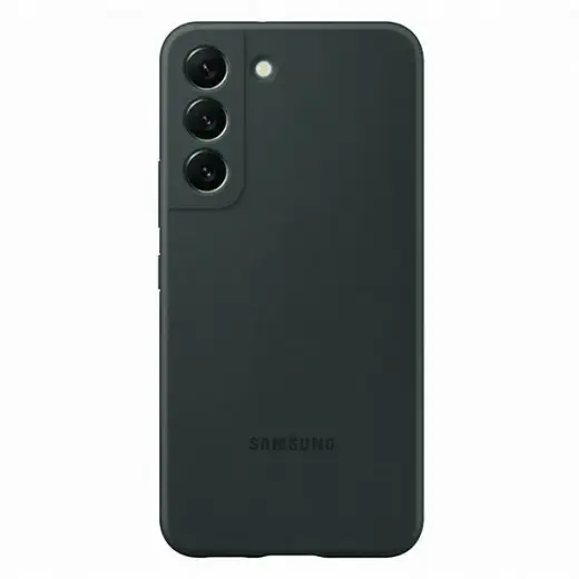 EF-PS901TGE Samsung Silicone Cover for Galaxy S22 Dark Green