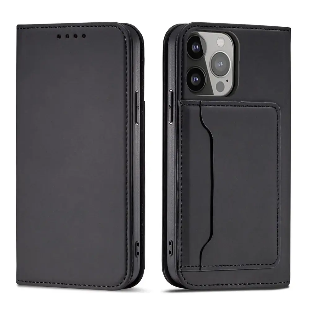 Magnet Card Case flip wallet stand phone case for Samsung Galaxy A23 5G (A236) black
