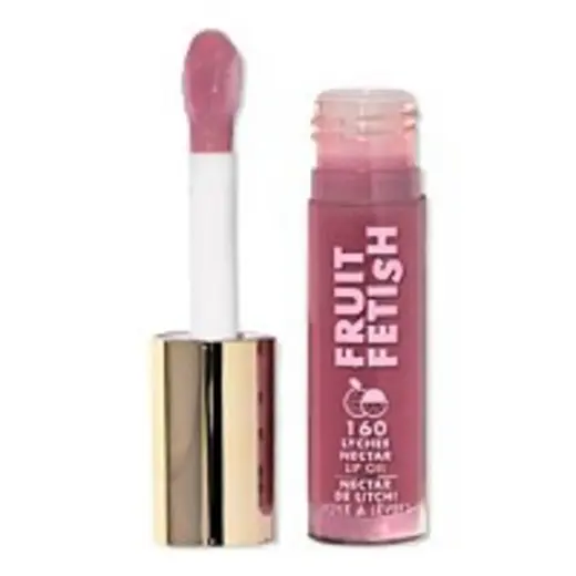 Milani, Fruit Fetish Lip Oil, Hydrating, Lip Oil, 160, Lychee Nectar, 0.135 ml