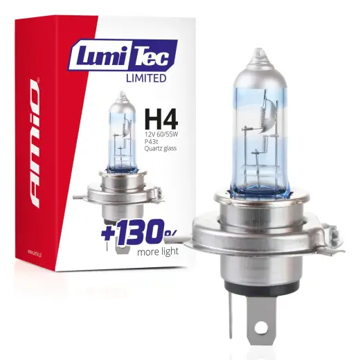 Halogen bulb H4 12V 60/55W LumiTec LIMITED +130%