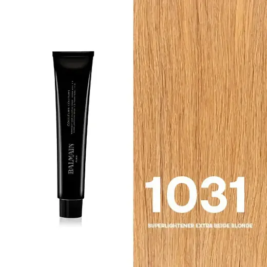 Balmain Professionnel, Couleurs Couture, Permanent Hair Dye, 1031 Superlightener Extra Beige Blonde, 60 ml