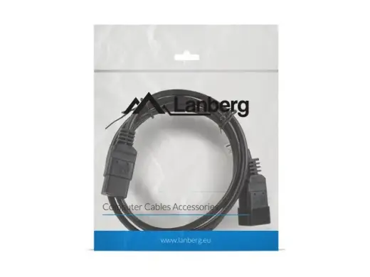 Power cord extension cord IEC 320 C19 - C20 VDE 1.8M VDE black