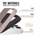 Vmax Triangle case for Samsung Galaxy S24 Plus rose gold Photo