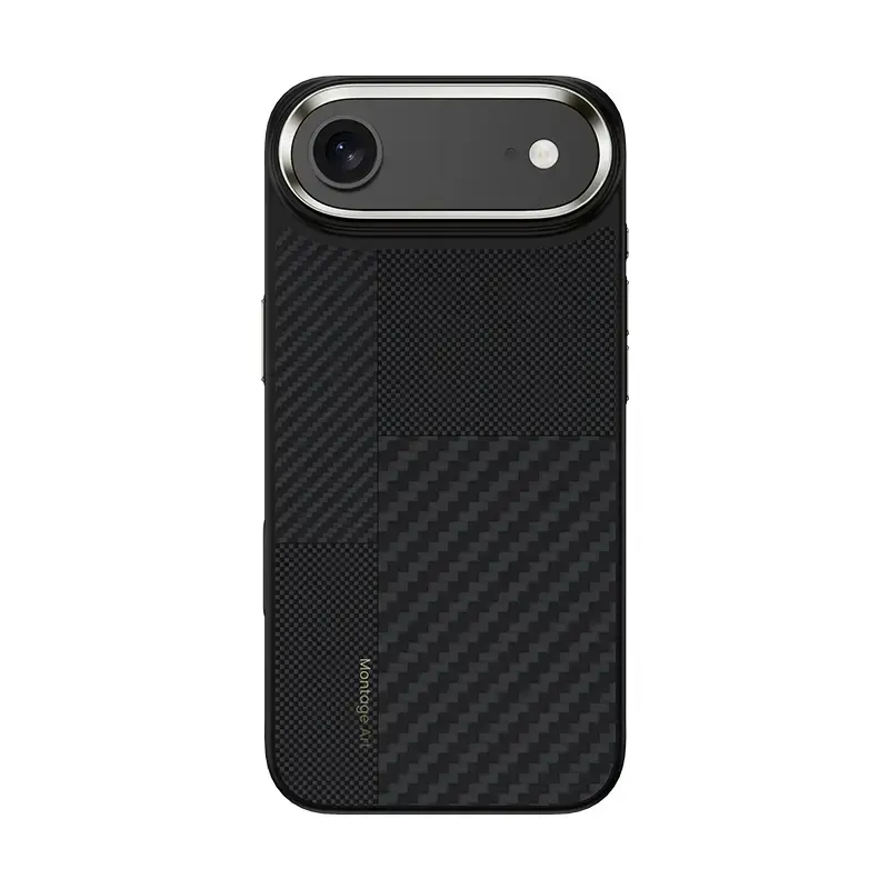 Benks Montage Magnetic Armor Pro Kevlar Case Metal Frame 600D+1500D (MA68) maciņš telefonam iPhone 17 Air melns
