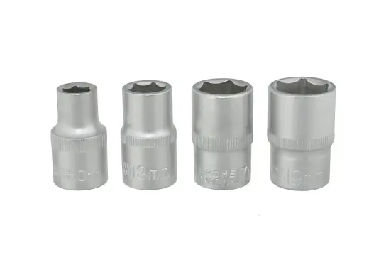 4 tk 1/2" 10-19mm Cr-V padrunite komplekt