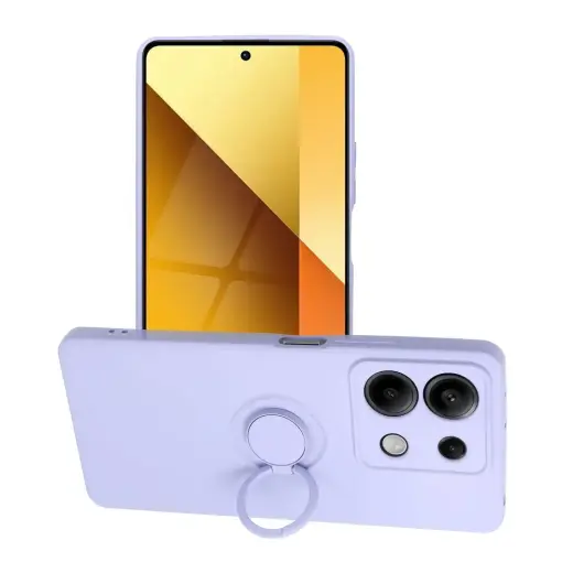 SILICONE RING case for XIAOMI Redmi Note 13 5G violet