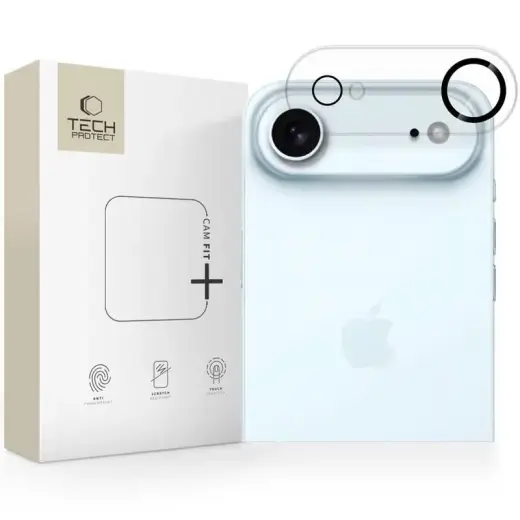 OSŁONA APARATU TECH-PROTECT CAM FIT+ IPHONE 17 AIR CLEAR