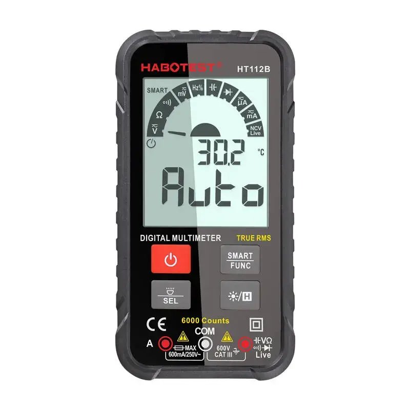 True RMS Digital Universal Multimeter Habotest HT112B