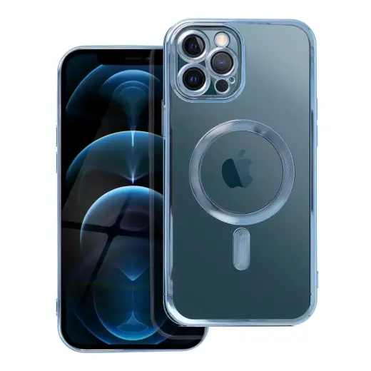 Electro Mag phone case with MagSafe support for iPhone 12 Pro Max blue