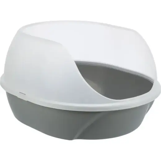 Kaķu tualete : Trixie Simao cat litter tray, high rim, 48 × 30 × 58 cm, grey
