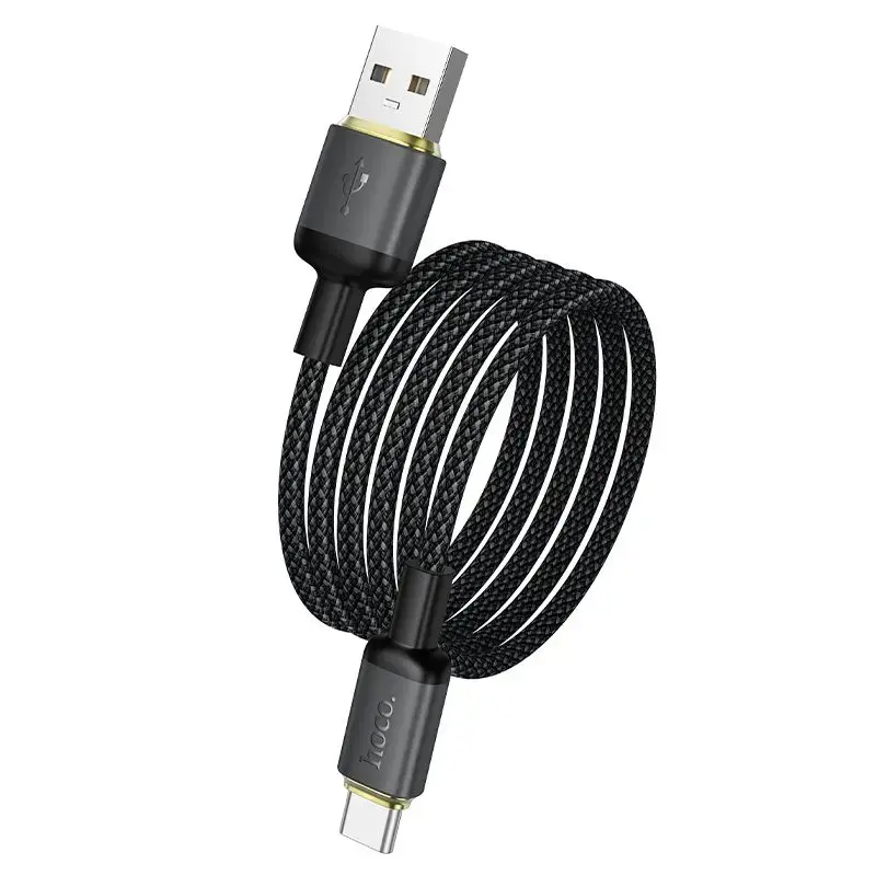 Cable USB A to USB C Hoco 3A 1 m X128 Benefit black