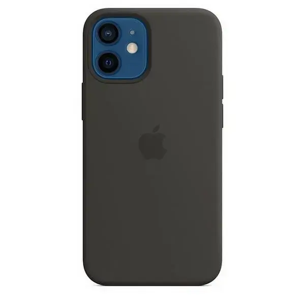 Etui Apple MHKX3ZM|A iPhone 12 mini MagSafe czarny|black Silicone Case