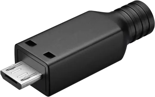 Micro-USB kontaktdakša, lodētā versija