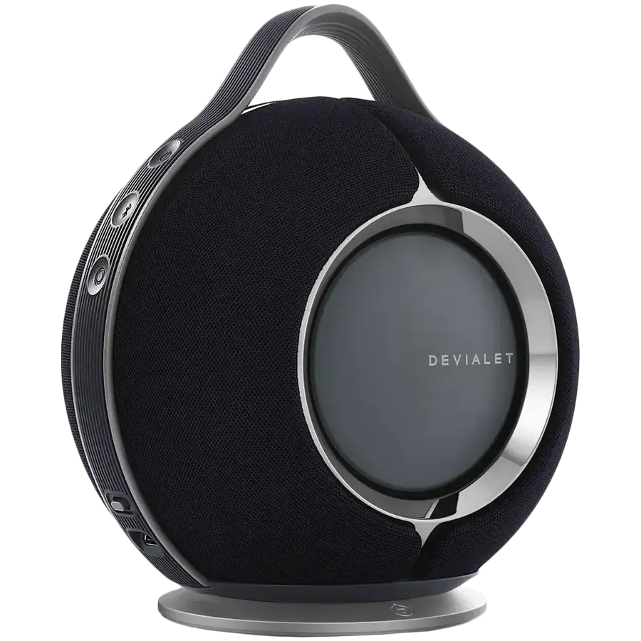 Devialet Mania Deep Black with dock