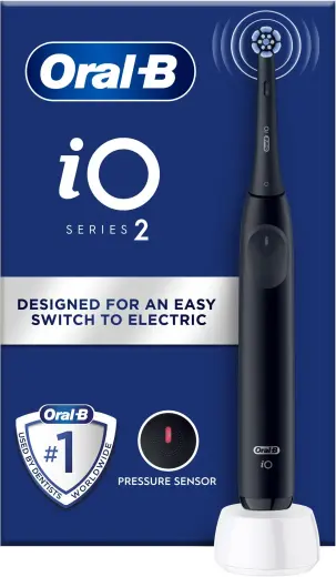 Oral B IO2 Electric Toothbrush Black 1 Pc