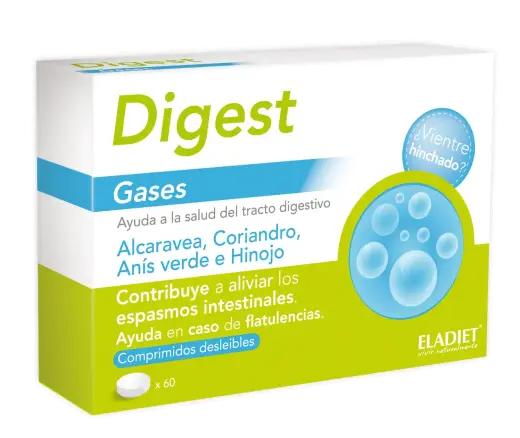 Eladiet Bigest Digest Gases 60 Comp